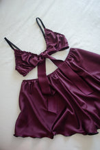 Load image into Gallery viewer, Fig Satin Lounge Set