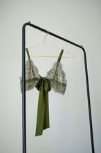Load image into Gallery viewer, Pine Tie Front Lace Bralet