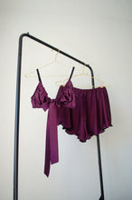 Load image into Gallery viewer, Fig Satin Lounge Set