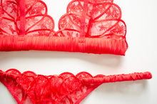 Load image into Gallery viewer, Scarlet Lace And Satin Bra