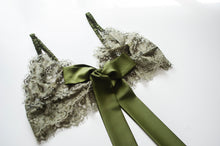 Load image into Gallery viewer, Pine Tie Front Lace Bralet