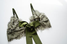 Load image into Gallery viewer, Pine Tie Front Lace Bralet