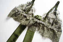 Load image into Gallery viewer, Pine Tie Front Lace Bralet