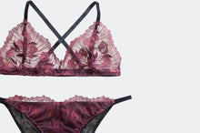 Load image into Gallery viewer, Blackberry Lace Bra
