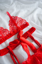 Load image into Gallery viewer, Satin Suspender Belt