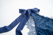 Load image into Gallery viewer, Pine Tie Side Lace Set - Navy