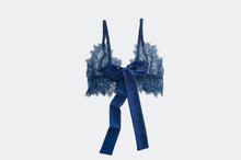 Load image into Gallery viewer, Pine Tie Side Lace Set - Navy