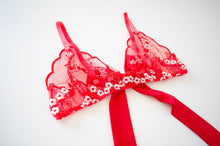 Load image into Gallery viewer, Rouge Floral Lace Set