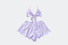 Load image into Gallery viewer, Lavender Satin Lounge Set