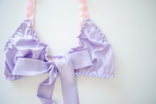 Load image into Gallery viewer, Lavender Satin Lounge Set