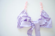 Load image into Gallery viewer, Lavender Satin Lounge Set