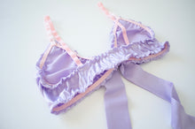 Load image into Gallery viewer, Lavender Satin Lounge Set