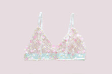 Load image into Gallery viewer, Straberry Mint Lace Bra