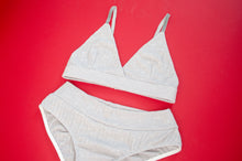 Load image into Gallery viewer, Silver Knit Jersey Set