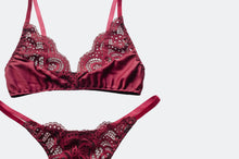 Load image into Gallery viewer, Ophelia Satin + Lace Set