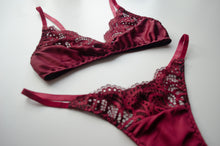 Load image into Gallery viewer, Ophelia Satin + Lace Set