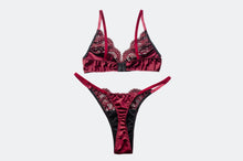 Load image into Gallery viewer, Ophelia Satin + Lace Set