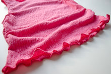 Load image into Gallery viewer, Textured Slash Neck Crop