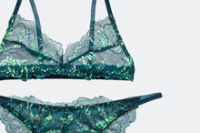 Load image into Gallery viewer, Pixie Green Metallic Lace Set