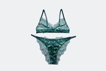 Load image into Gallery viewer, Pixie Green Metallic Lace Set