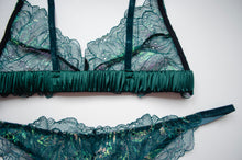 Load image into Gallery viewer, Pixie Green Metallic Lace Set