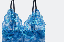 Load image into Gallery viewer, Indigo Longline Lace Set