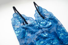 Load image into Gallery viewer, Indigo Longline Lace Set