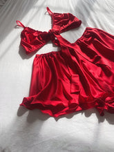 Load image into Gallery viewer, Lavender Satin Lounge Set