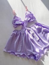 Load image into Gallery viewer, Lavender Satin Lounge Set