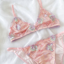 Load image into Gallery viewer, Lily Embroidered Lace Bra