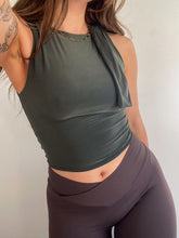 Load image into Gallery viewer, Tie Shoulder Crop