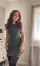 Load image into Gallery viewer, Slash Neck Mini Dress