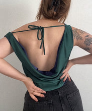 Load image into Gallery viewer, Noel Reversible Satin Top