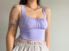 Load image into Gallery viewer, Square Neck Gathered Crop