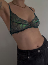 Load image into Gallery viewer, Pixie Green Metallic Lace Set