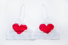Load image into Gallery viewer, Heart applique bra