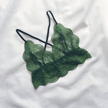 Load image into Gallery viewer, Sheer lace bralet (multiple colours)