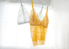 Load image into Gallery viewer, 'Pineapple' Long Lace Bralet Set