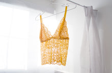 Load image into Gallery viewer, 'Pineapple' Long Lace Bralet