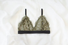 Load image into Gallery viewer, 'Drift' Khaki Eyelash Bra