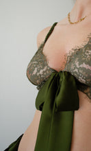 Load image into Gallery viewer, Pine Tie Side Lace Brief
