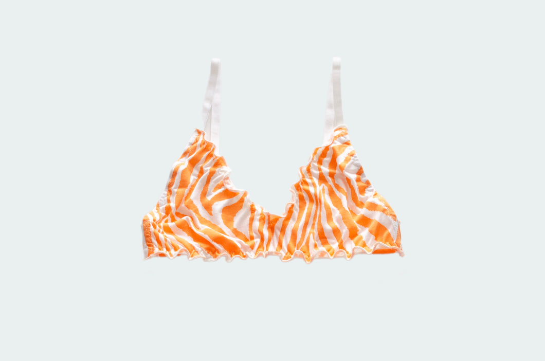 Tangerine Jersey Bralet