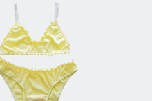 Load image into Gallery viewer, Lemon Cotton Bralet
