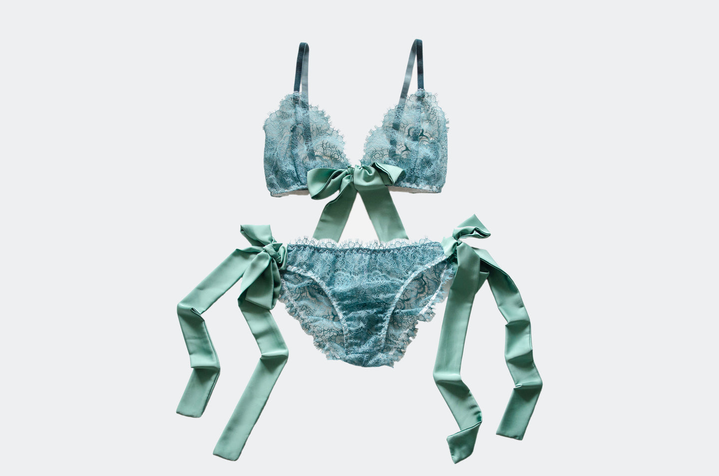 Ocean Eyelash Lace Set