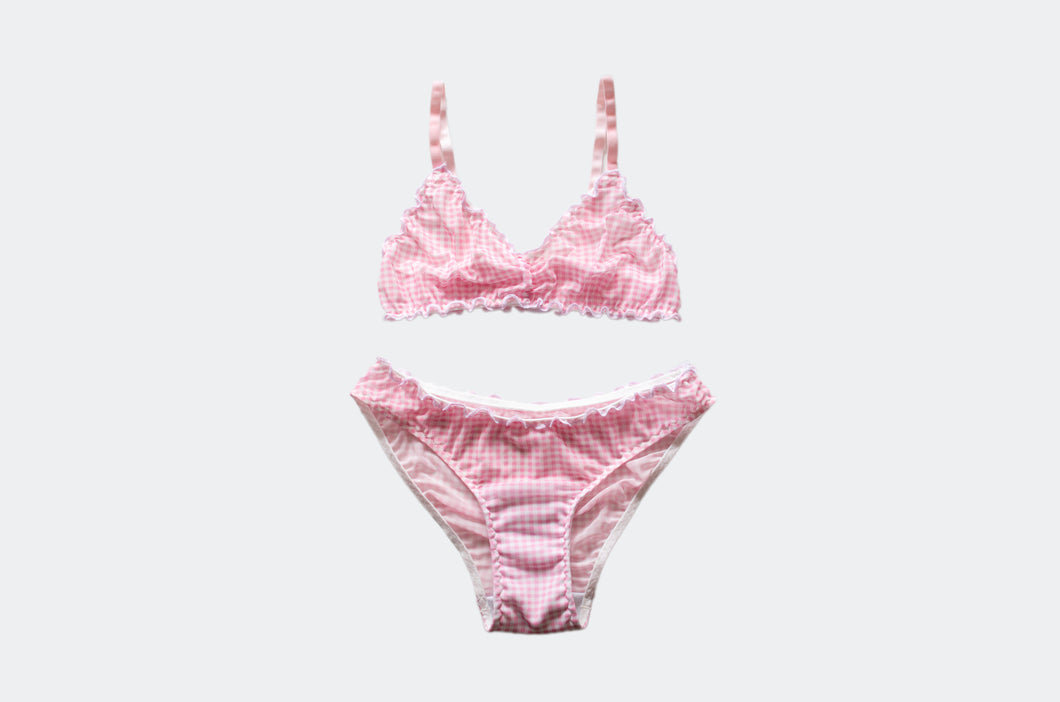 Dolly Mesh Gingham Set