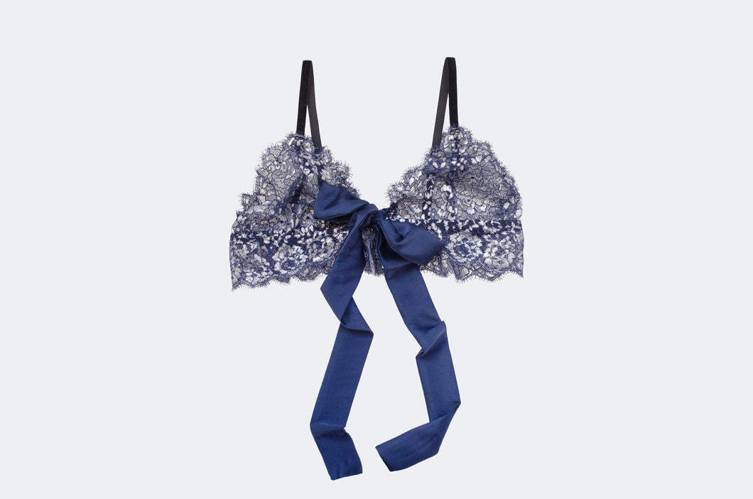 Lyra Tie Front Lace Bralet