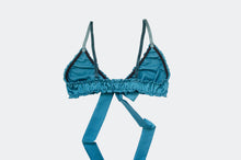 Load image into Gallery viewer, Teal Satin Lounge Set
