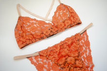 Load image into Gallery viewer, Pumpkin Lace Bra
