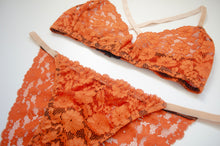 Load image into Gallery viewer, Pumpkin Lace Bra
