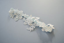 Load image into Gallery viewer, Bridal: Blue Applique Garter
